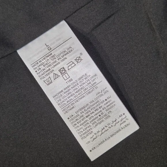 Old Navy Blazer Womens Large Black Single Button Lined Workwear Career Office - Picture 6 of 8